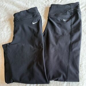 Nike women Black workout capris set